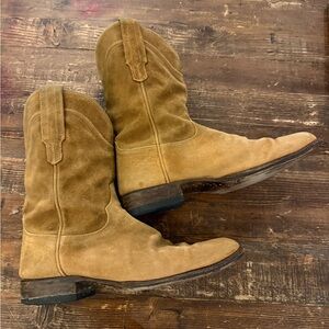 Tecovas Men's Brown Suede 9D 97003 Leather Western Boots